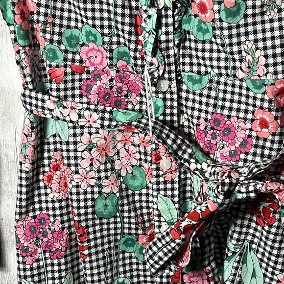 TOMMY HILFIGER FLORAL COTTON BELTED SHIRT DRESS SIZE 2 - Picture 5 of 15